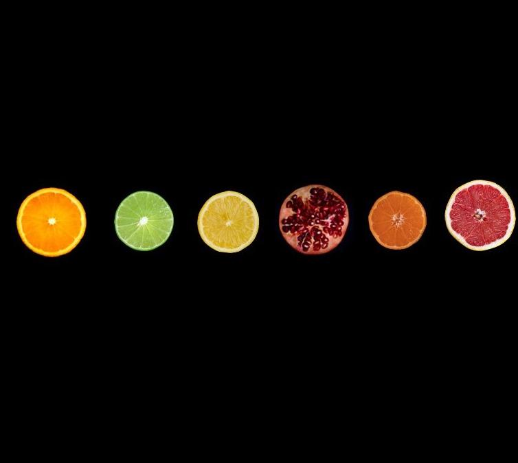 citrusvruchten doorsnede